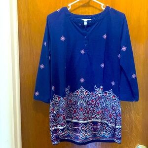 3/$15. Liz Claiborne tunic top size L